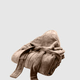 HOUSSE Bathrobe | 450 GSM Microfiber Bathrobe For Women & Men | Super Soft Bathrobe With Hoodie And Belt | Highly Absorbent, Lightweight & Warm | 102 cm Long | Size-L | Pack of 1