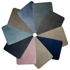 HOUSSE Anti Skid Ultra Absorbent Fluffy High Pile Plush Bathmat