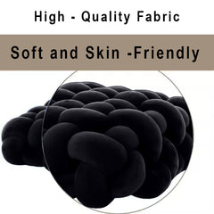 HOUSSE Chunky Knit Cushion | Soft Plush Woven Throw Pillow for Sofa & Bed