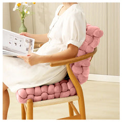 HOUSSE Chunky Knit Cushion | Soft Plush Woven Throw Pillow for Sofa & Bed