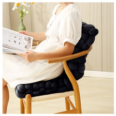 HOUSSE Chunky Knit Cushion | Soft Plush Woven Throw Pillow for Sofa & Bed