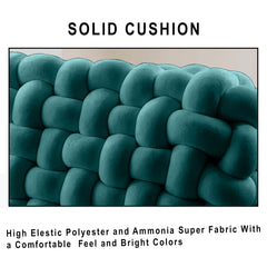 HOUSSE Chunky Knit Cushion | Soft Plush Woven Throw Pillow for Sofa & Bed