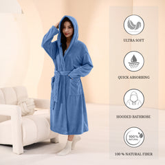 HOUSSE Premium Waffle Bathrobe | Highly Absorbent & Soft Comfort Robe