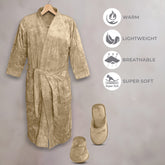 HOUSSE Microfiber Bathrobe 500 GSM | Solid Bathrobes, Highly Absorbent, Quick-Dry And Soft Bathrobe