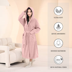 HOUSSE Premium Waffle Bathrobe | Highly Absorbent & Soft Comfort Robe