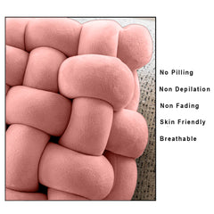 HOUSSE Chunky Knit Cushion | Soft Plush Woven Throw Pillow for Sofa & Bed