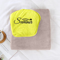 HOUSSE Wearable Spa Bath Towel for Women | Soft, Cozy Wrap with Snap Closure | 110 x 140 cms