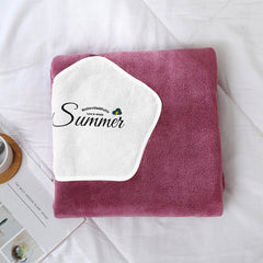 HOUSSE Wearable Spa Bath Towel for Women | Soft, Cozy Wrap with Snap Closure | 110 x 140 cms