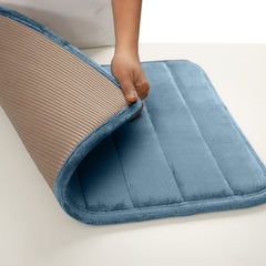 HOUSSE Minimalist Solid Color Bath Mat with Extra Cushioning