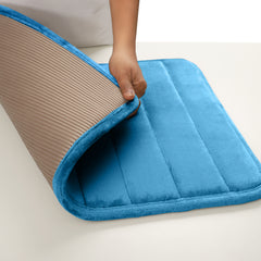 HOUSSE Minimalist Solid Color Bath Mat with Extra Cushioning