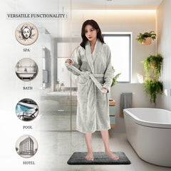 HOUSSE Premium Waffle Bathrobe | Highly Absorbent & Soft Comfort Robe