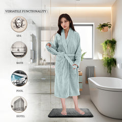 HOUSSE Premium Waffle Bathrobe | Highly Absorbent & Soft Comfort Robe