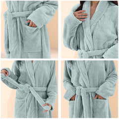 HOUSSE Premium Waffle Bathrobe | Highly Absorbent & Soft Comfort Robe