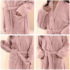 HOUSSE Premium Waffle Bathrobe | Highly Absorbent & Soft Comfort Robe