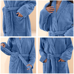 HOUSSE Premium Waffle Bathrobe | Highly Absorbent & Soft Comfort Robe