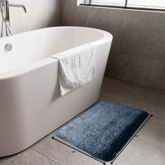 HOUSSE Anti Skid Ultra Absorbent Fluffy High Pile Plush Bathmat