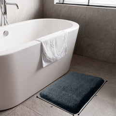 HOUSSE Anti Skid Ultra Absorbent Fluffy High Pile Plush Bathmat