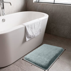 HOUSSE Anti Skid Ultra Absorbent Fluffy High Pile Plush Bathmat