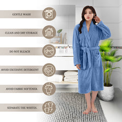 HOUSSE Premium Waffle Bathrobe | Highly Absorbent & Soft Comfort Robe