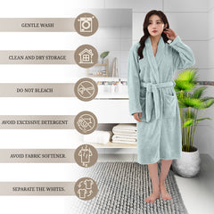 HOUSSE Premium Waffle Bathrobe | Highly Absorbent & Soft Comfort Robe