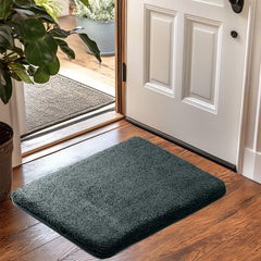 HOUSSE Anti Skid Ultra Absorbent Fluffy High Pile Plush Bathmat