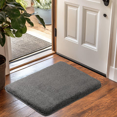 HOUSSE Anti Skid Ultra Absorbent Fluffy High Pile Plush Bathmat