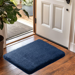 HOUSSE Anti Skid Ultra Absorbent Fluffy High Pile Plush Bathmat