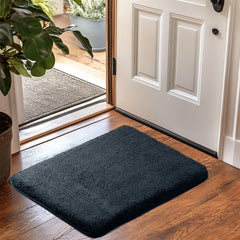 HOUSSE Anti Skid Ultra Absorbent Fluffy High Pile Plush Bathmat