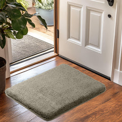 HOUSSE Anti Skid Ultra Absorbent Fluffy High Pile Plush Bathmat