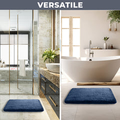 HOUSSE Anti Skid Ultra Absorbent Fluffy High Pile Plush Bathmat