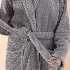HOUSSE Premium Waffle Bathrobe | Highly Absorbent & Soft Comfort Robe