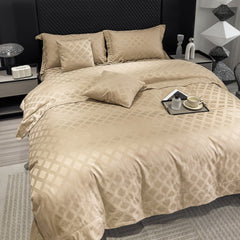 HOUSSE 500 TC Italian Jacquard | Premium Bedding Set | Comfort Modern Designs & Breathable Fabric | Paris Crossroads