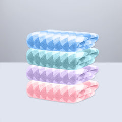 HOUSSE Microfiber Iris Face Towels Ideal for Women & Men |Soft Touch |Lint Free | Fast Dry Towels| Travel-Friendly | Best Use for Gym, Yoga, Spa, Pool, Hotels, Beach 360 GSM (30x30)