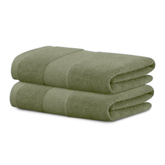 HOUSSE Alvora Cotton Bath Towels |Large Size (75 cms x 150 cms) - Quick Absorption &Faster Drying Bath Towel | 450 GSM | Cotton Towel for Men/Women | Urban Comfort