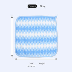 HOUSSE Microfiber Iris Face Towels Ideal for Women & Men |Soft Touch |Lint Free | Fast Dry Towels| Travel-Friendly | Best Use for Gym, Yoga, Spa, Pool, Hotels, Beach 360 GSM (30x30)