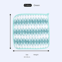 HOUSSE Microfiber Iris Face Towels Ideal for Women & Men |Soft Touch |Lint Free | Fast Dry Towels| Travel-Friendly | Best Use for Gym, Yoga, Spa, Pool, Hotels, Beach 360 GSM (30x30)