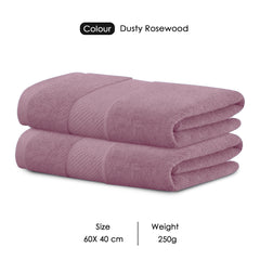 HOUSSE Alvora Cotton Bath Towels |Large Size (75 cms x 150 cms) - Quick Absorption &Faster Drying Bath Towel | 450 GSM | Cotton Towel for Men/Women | Urban Comfort