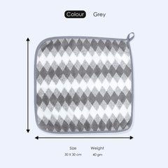 HOUSSE Microfiber Iris Face Towels Ideal for Women & Men |Soft Touch |Lint Free | Fast Dry Towels| Travel-Friendly | Best Use for Gym, Yoga, Spa, Pool, Hotels, Beach 360 GSM (30x30)