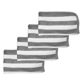 HOUSSE Microfiber Blaze Hand Towel for Women & Men | Quick Dry | Ultra Absorbent |Perfect for Bathroom |Sports | Travel | Ideal for Workout | Spa| Beach | Fitness | 360 GSM (Grey, 40x60)