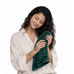 HOUSSE Alvora Cotton Bath Towels |Large Size (75 cms x 150 cms) - Quick Absorption &Faster Drying Bath Towel | 450 GSM | Cotton Towel for Men/Women | Urban Comfort