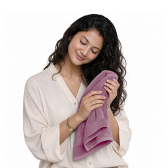HOUSSE Alvora Cotton Bath Towels |Large Size (75 cms x 150 cms) - Quick Absorption &Faster Drying Bath Towel | 450 GSM | Cotton Towel for Men/Women | Urban Comfort