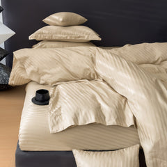 Luxury 500 Thread Count Italian Jacquard Bedding Set – Tokyo Lines Collection | Soft, Breathable & Modern