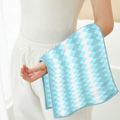 HOUSSE Microfiber Iris Face Towels Ideal for Women & Men |Soft Touch |Lint Free | Fast Dry Towels| Travel-Friendly | Best Use for Gym, Yoga, Spa, Pool, Hotels, Beach 360 GSM (30x30)