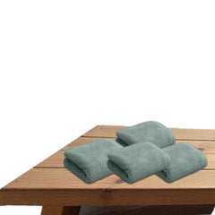 HOUSSE Microfiber Vogue Coral Fleece Bathing Towels | 360 GSM | Super Soft| Quick Absorbent | Lightweight & with Hanging Hook | for Versatile Usage | for Women & Men (Pista Green, 70x150 Bath Towel)