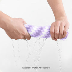 HOUSSE Microfiber Iris Face Towels Ideal for Women & Men |Soft Touch |Lint Free | Fast Dry Towels| Travel-Friendly | Best Use for Gym, Yoga, Spa, Pool, Hotels, Beach 360 GSM (30x30)