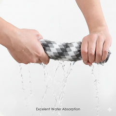 HOUSSE Microfiber Iris Face Towels Ideal for Women & Men |Soft Touch |Lint Free | Fast Dry Towels| Travel-Friendly | Best Use for Gym, Yoga, Spa, Pool, Hotels, Beach 360 GSM (30x30)