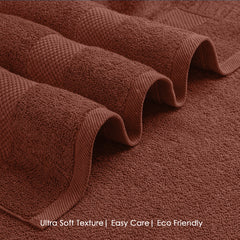 HOUSSE Alvora Cotton Bath Towels |Large Size (75 cms x 150 cms) - Quick Absorption &Faster Drying Bath Towel | 450 GSM | Cotton Towel for Men/Women | Urban Comfort