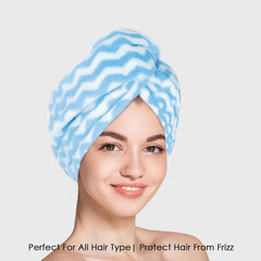 Twix Microfiber Head Wrap Towel – Ultra Soft, Quick Dry & Highly Absorbent