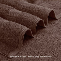 HOUSSE Alvora Cotton Bath Towels |Large Size (75 cms x 150 cms) - Quick Absorption &Faster Drying Bath Towel | 450 GSM | Cotton Towel for Men/Women | Urban Comfort
