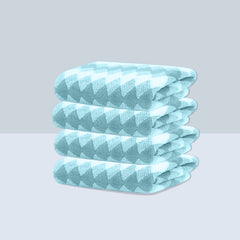 HOUSSE Microfiber Iris Face Towels Ideal for Women & Men |Soft Touch |Lint Free | Fast Dry Towels| Travel-Friendly | Best Use for Gym, Yoga, Spa, Pool, Hotels, Beach 360 GSM (30x30)